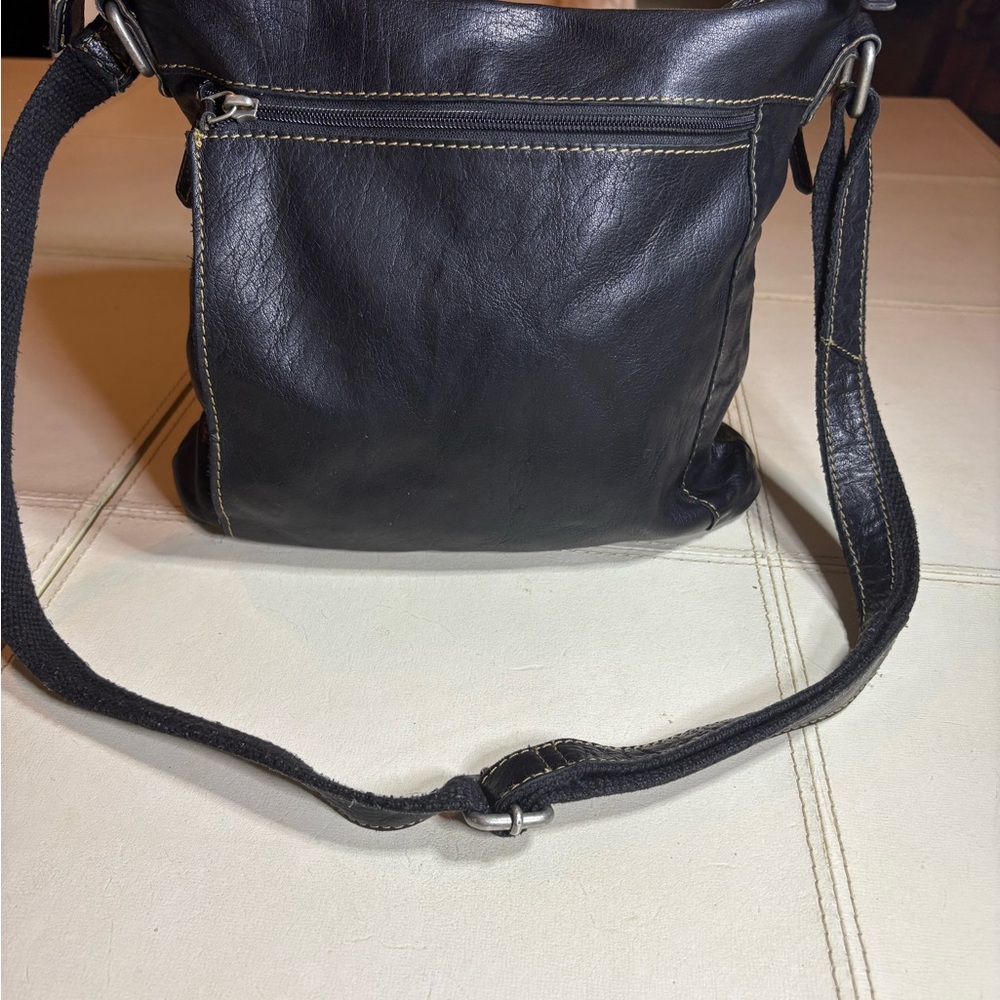 Black Leather Crossbody Bag Jack George’s - Picture 2 of 16
